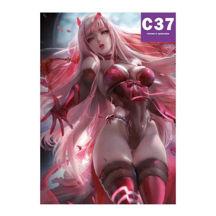 Постер Darling in the Franxx: Зеро ту в красном