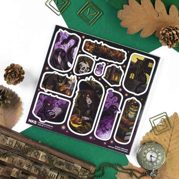 Стикерпак NKS QPACK FAMILIARS Стикерпак NKS QPACK FAMILIARS