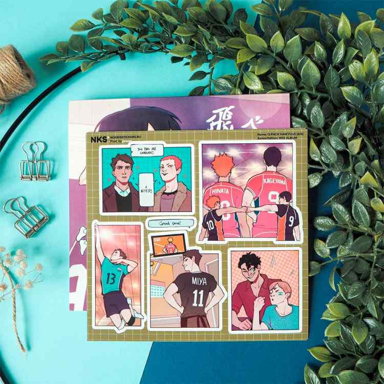 Стикерпак NKS QPACK HAIKYUU 6 Стикерпак NKS QPACK HAIKYUU 6