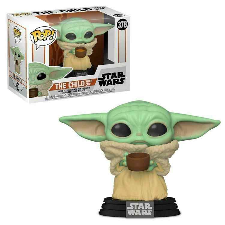 Фигурка Funko POP Mandalorian: Дитя с чашкой #378