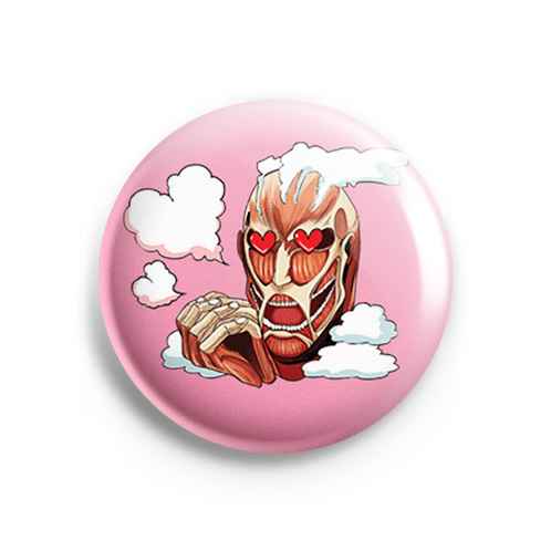 Значок Attack on Titan: Титан <3