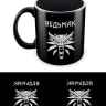 Кружка Witcher: Русское лого