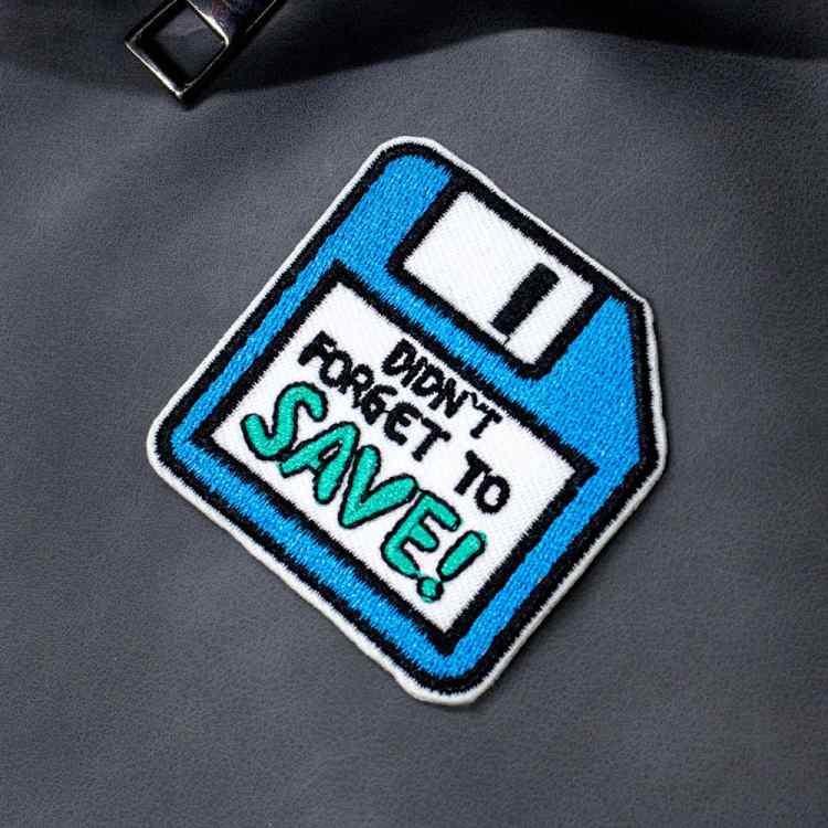 Нашивка "Didn't forget to save"