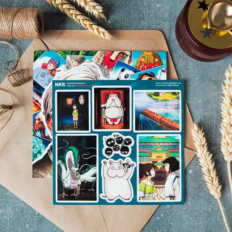 Стикерпак NKS QPACK MIYAZAKI 1 Стикерпак NKS QPACK MIYAZAKI 1