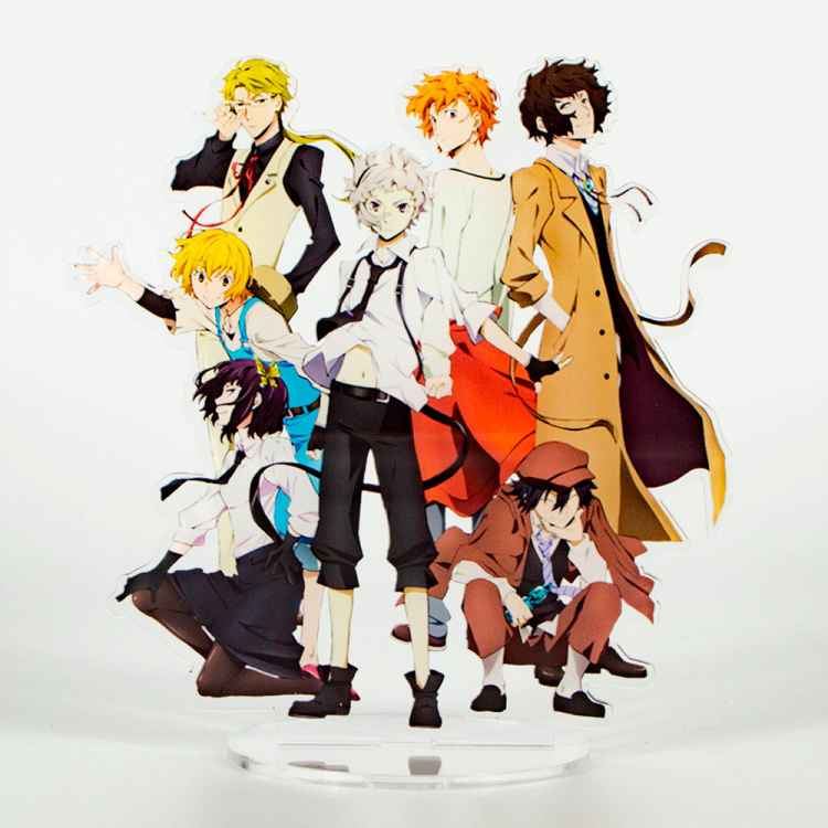 Фигурка акриловая Bungou Stray Dogs: Главные герои