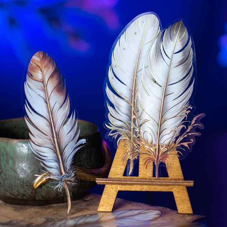 Набор стикеров Floating Cloud: Перья ангела