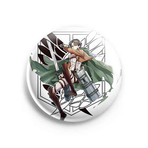 Значок Attack on Titan: Леви и крылья свободы