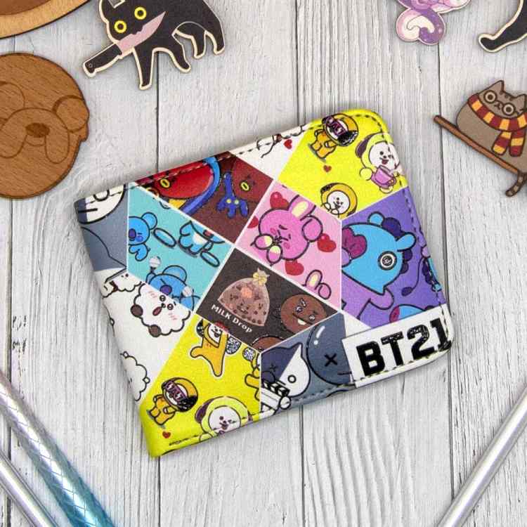 Кошелек BTS: Ромбы