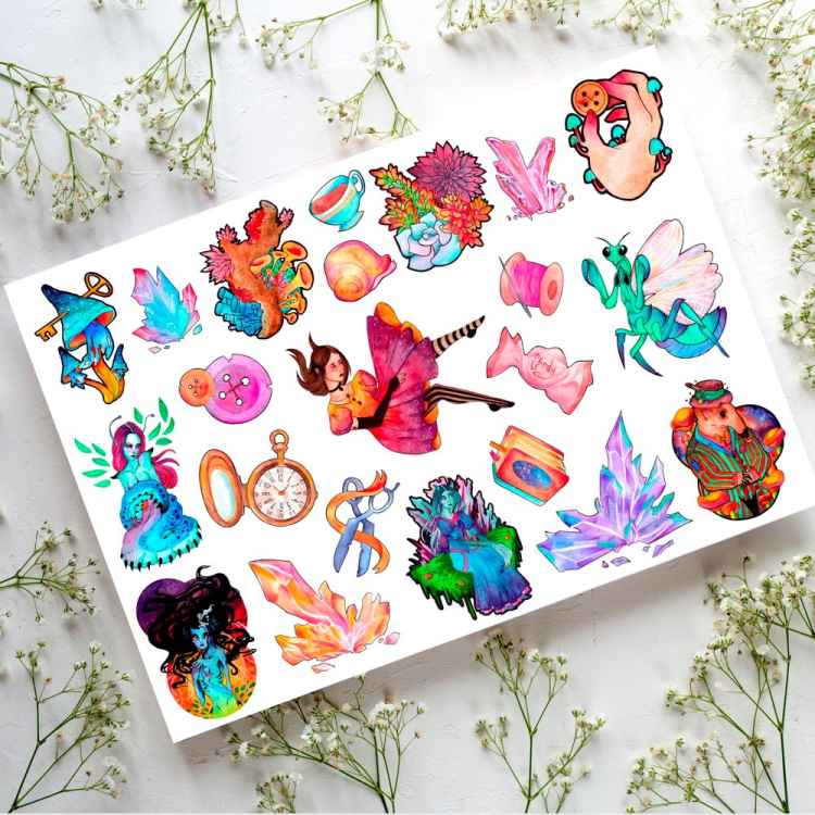 Стикерпак NKS PACK WONDER ALICE