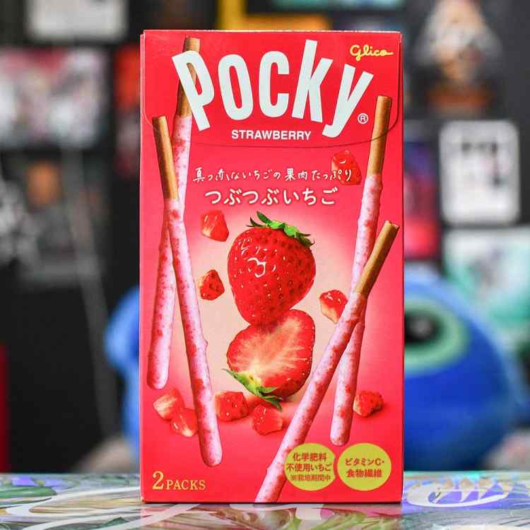 Сладкая соломка Pocky со вкусом клубники (Япония)