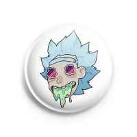 Значок Rick and Morty: Голова Рика