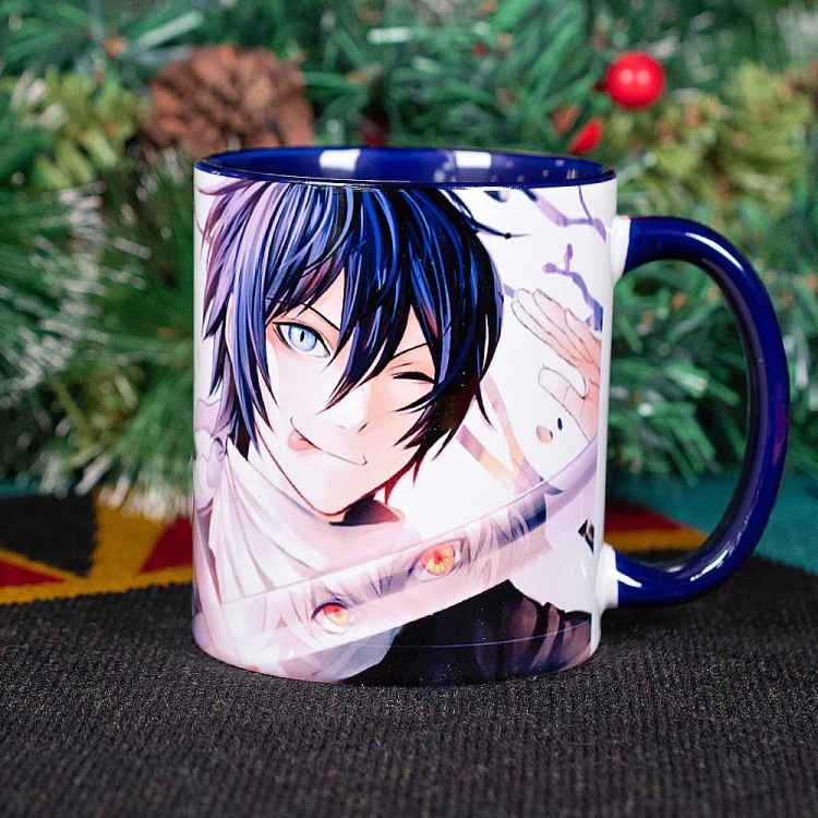 Кружка Noragami: Ято с растениями