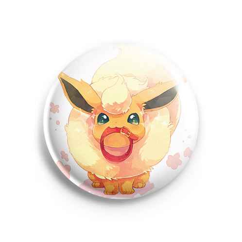 Значок Pokemon: Иви с ошейником