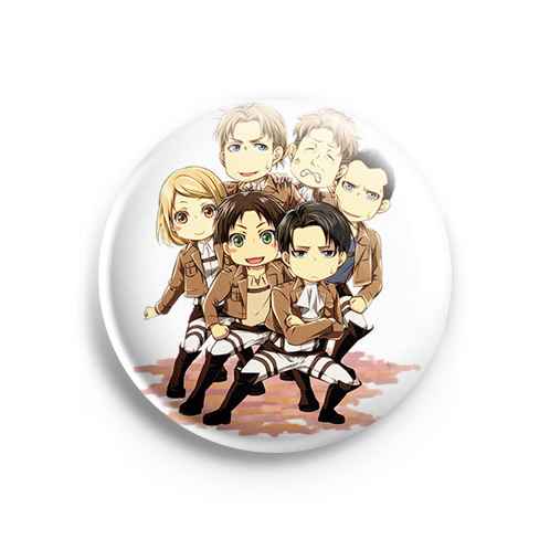 Значок Attack on Titan: Персонажи