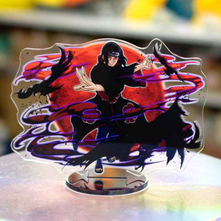 Фигурка акриловая Naruto: Итачи c большой луной 