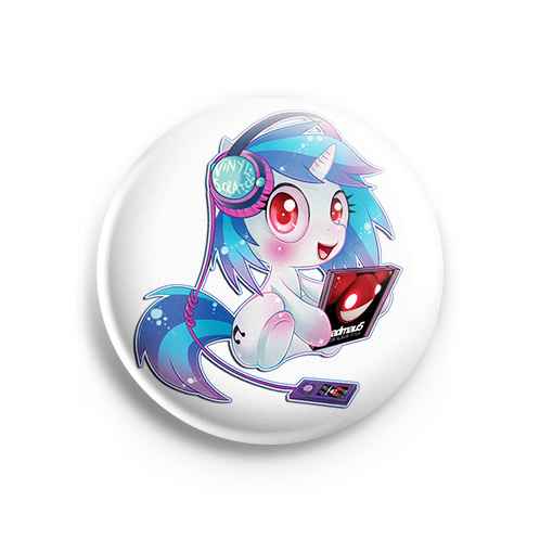 Значок My Little Pony: Friendship is Magic - Пони в наушниках