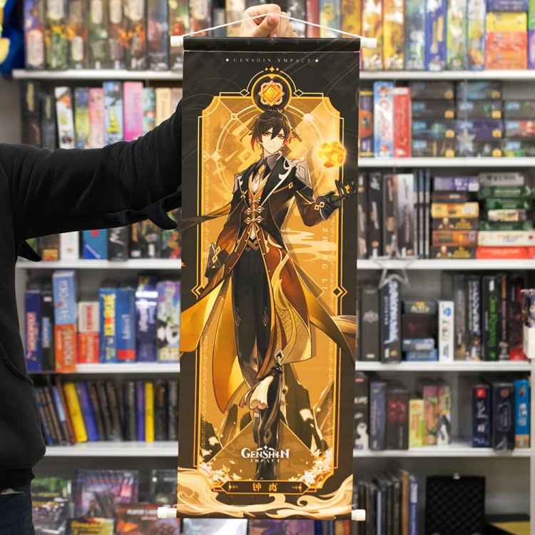 Постер текстильный Genshin Impact: Чжун Ли