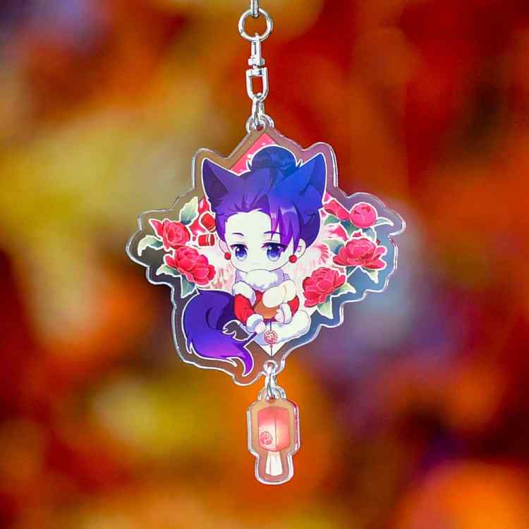 Брелок акриловый Jujutsu Kaisen: Гето Новогодний