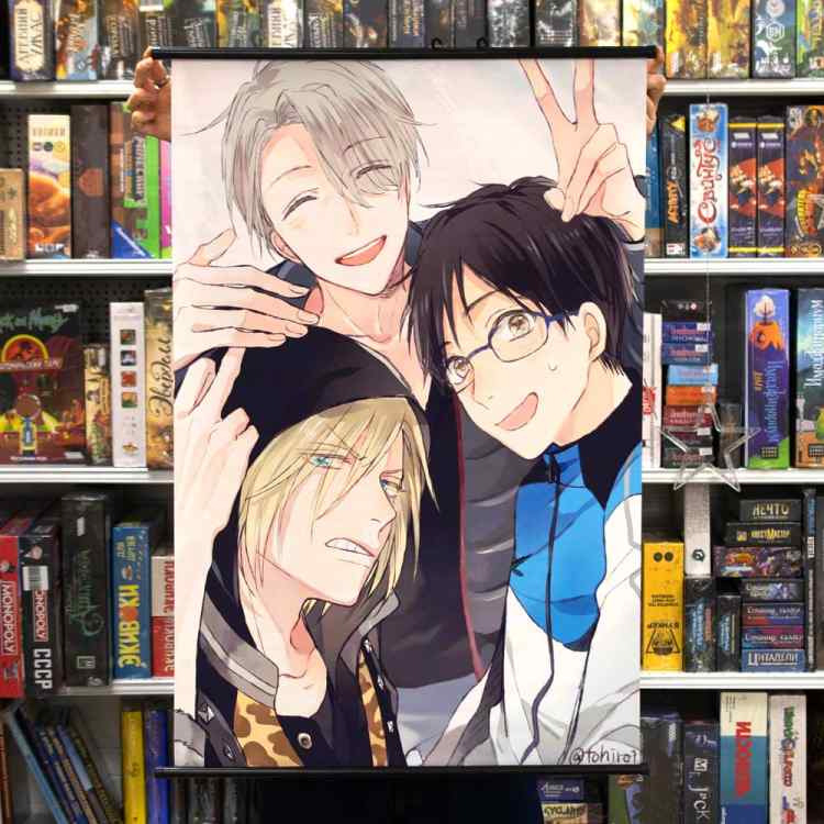 Постер текстильный Yuri on Ice #1 Постер текстильный Yuri on Ice #1