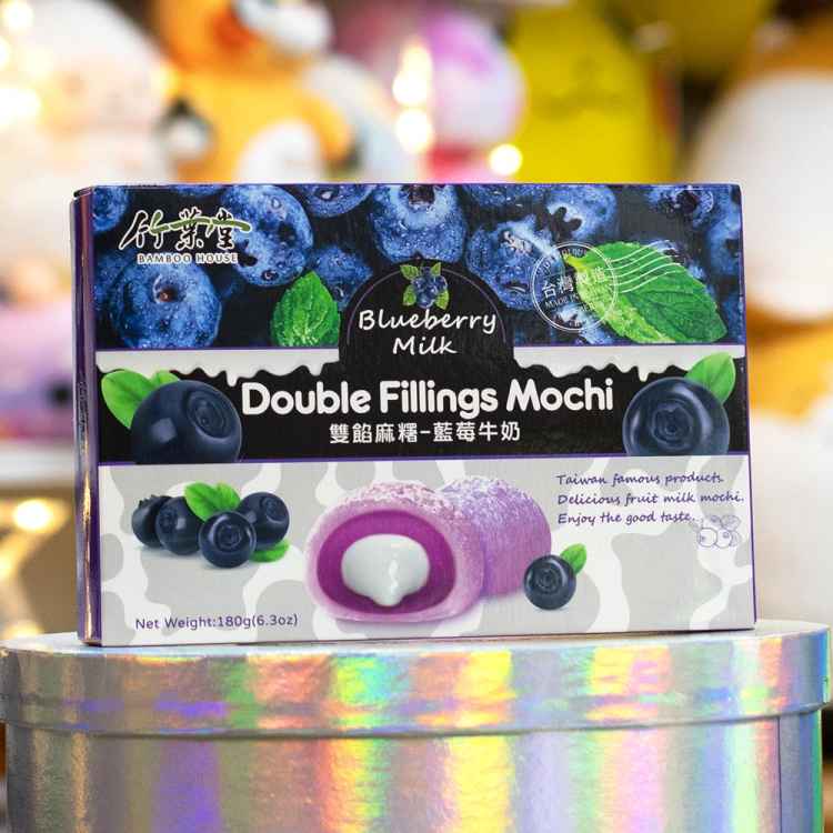 Моти Double Fillings Mochi: Черника с молоком (180 гр.)