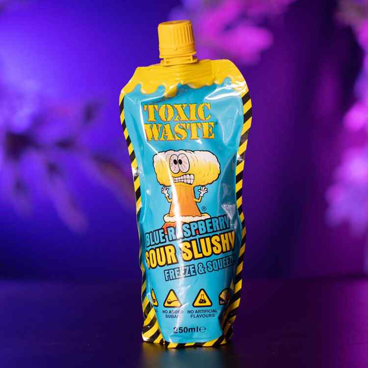 Напиток Toxic: Слаши Кислая Голубая Малина 