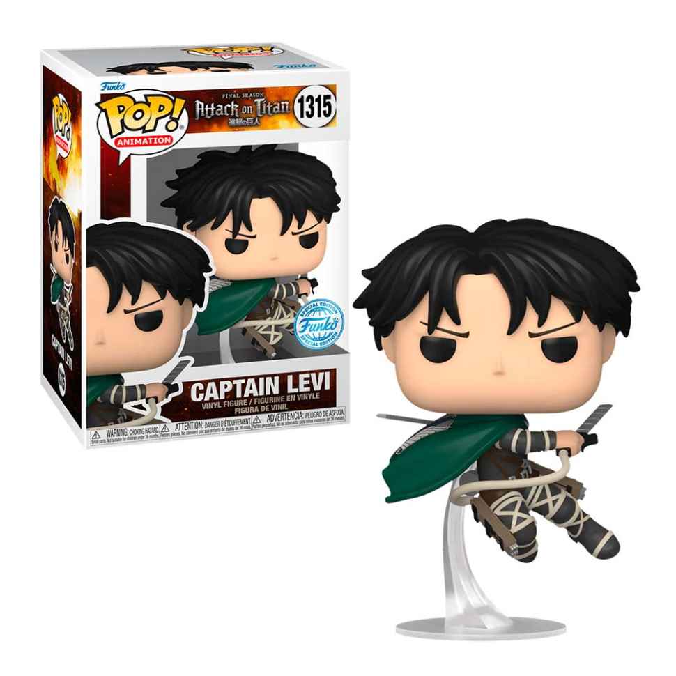 Фигурка Funko POP Attack on Titan: Капитан Леви #1315 Special Edition