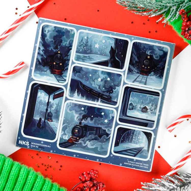 Стикерпак NKS QPACK WINTER TRAIN