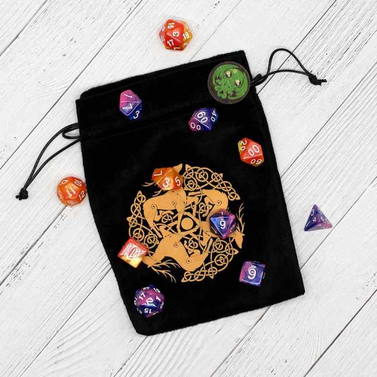 Мешок для дайсов "Олени"