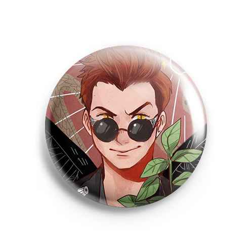 Значок Good Omens: Кроули #2