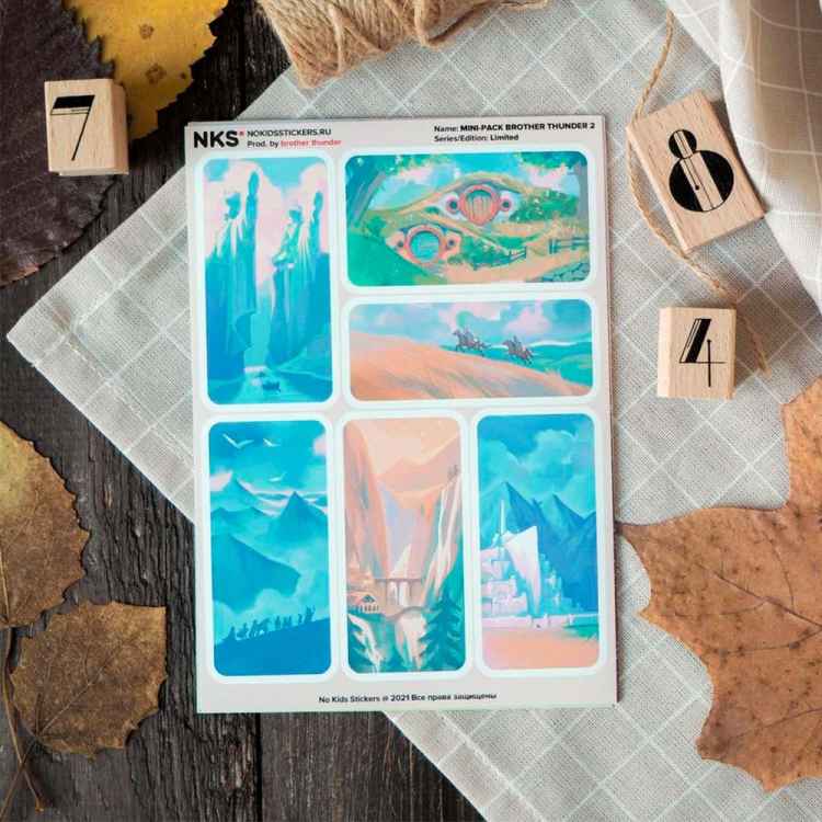 Стикерпак NKS MINI PACK TOLKIEN