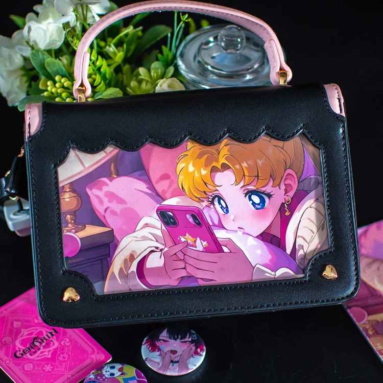 Сумка Pink Bow: Черная