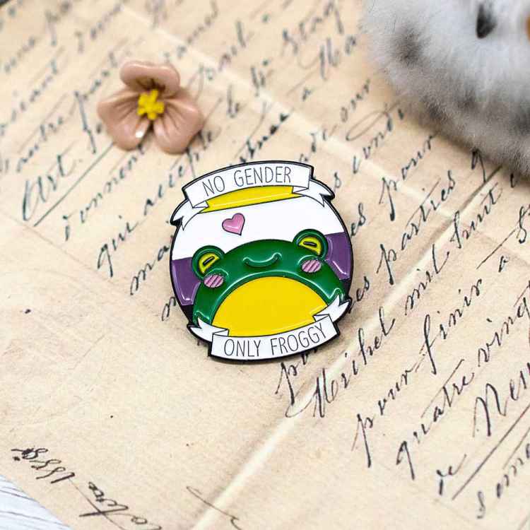 Пин No gender, only froggy