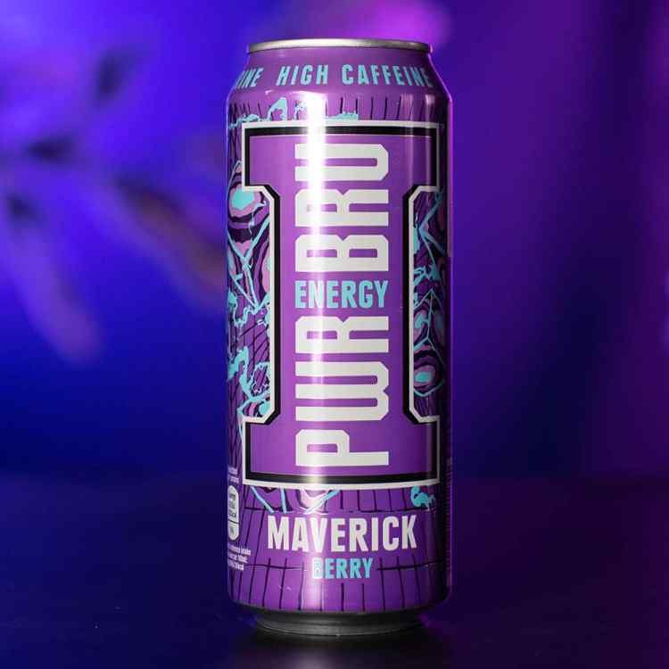 Энергетический напиток Pwr Bru Maverick Berry 