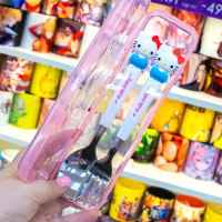 Подарочный набор столовых приборов Hello Kitty and friends: Hello Kitty