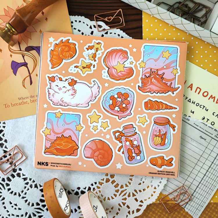 Стикерпак NKS QPACK SEASHELL