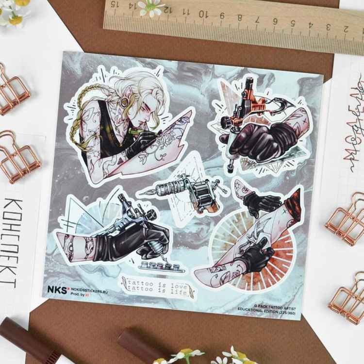 Стикерпак NKS QPACK TATTOO ARTIST
