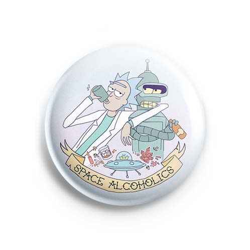 Значок Rick and Morty: Рик и Бендер