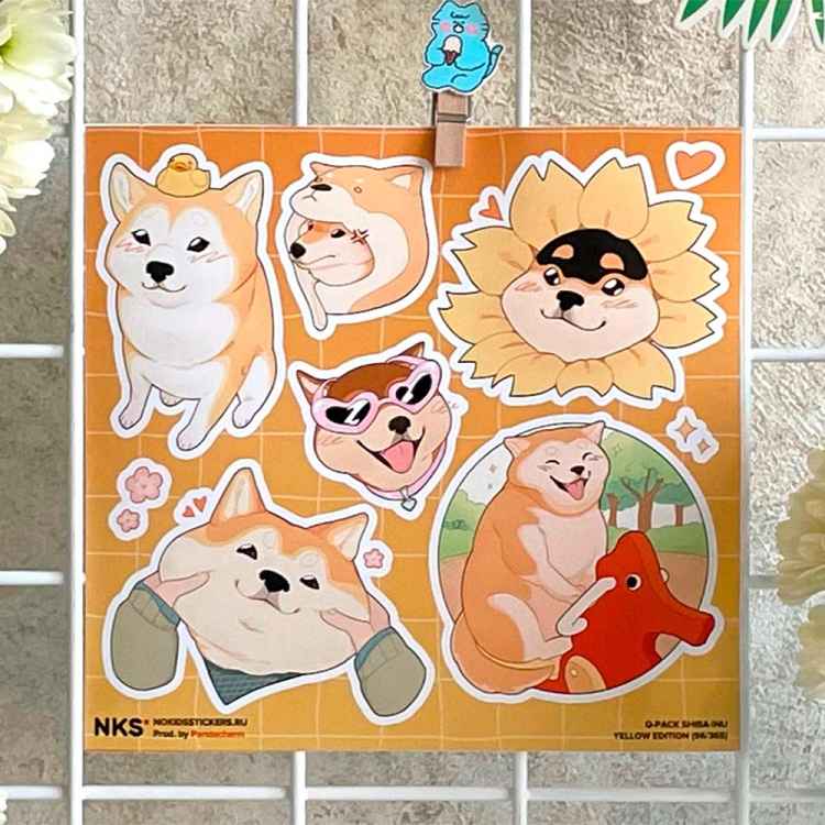 Стикерпак NKS QPACK SHIBA INU