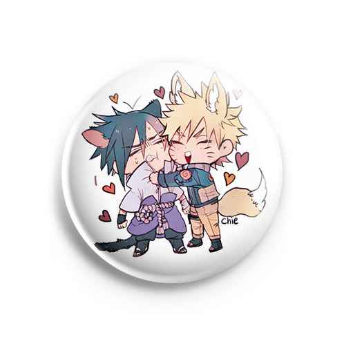 Значок Naruto: Наруто и Саске Значок Naruto: Наруто и Саске