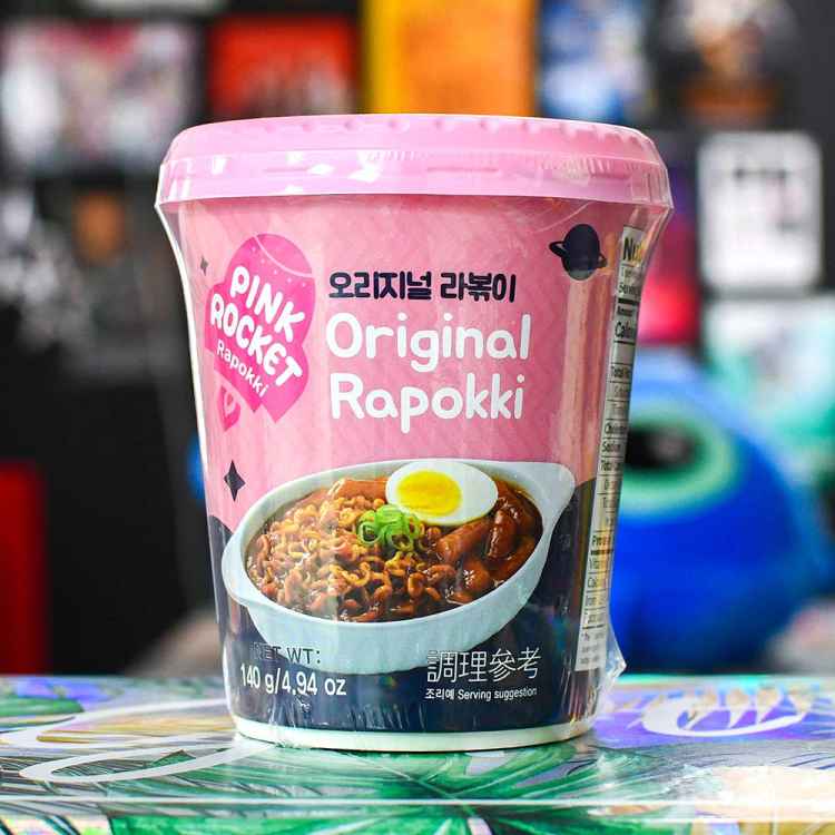 Рисовые клецки с лапшой Pink Rocket: Оригинальный вкус 