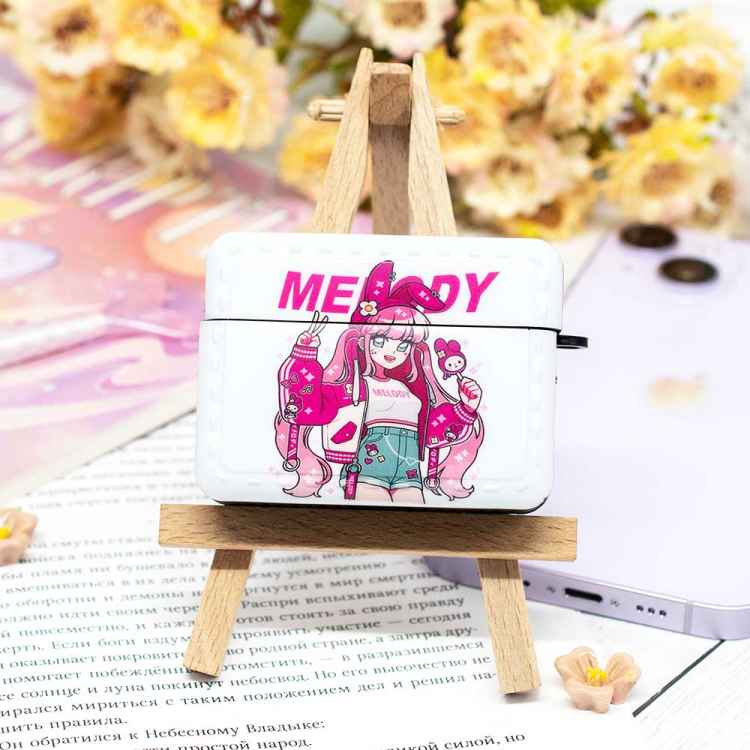 Чехол для AirPods: Melody Girl