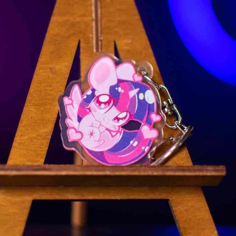 Брелок акриловый My Little Pony: Friendship is Magic: Твайлайт Чиби