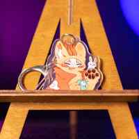 Брелок акриловый Bestias Fabulosas: Дракон рыжий