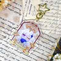 Брелок акриловый Genshin Impact: Паймон-звездочка