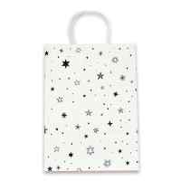 Пакет подарочный Лаборатория Счастья: Звездочки белый
