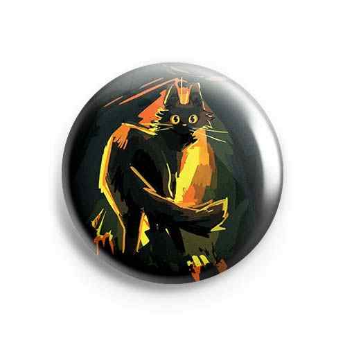 Значок Witch: Черный кот