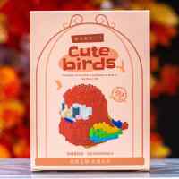 Конструктор Bricks Cute birds: Попугай красный
