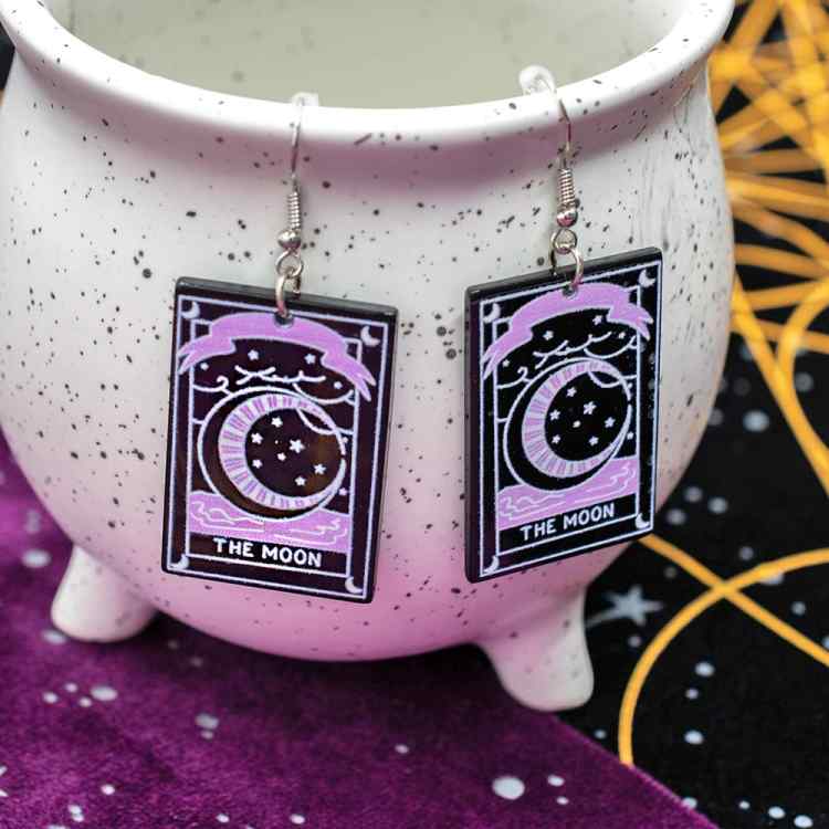 Серьги Таро: Луна