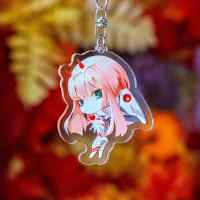 Брелок акриловый Darling in the Franxx : 002 в белом